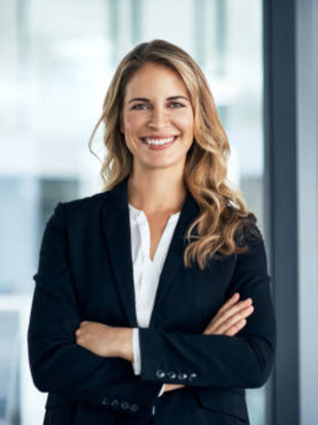 Shot of a confident young businesswoman standing in a modern office